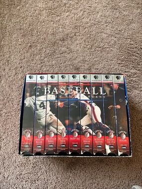 PBS Baseball Documentary a film by Ken burns video 1994 Box Set - Blue